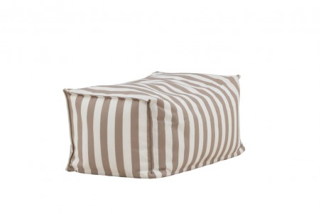 Redang ottoman beige/vit randig Venture Home