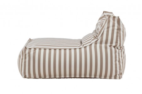 Redang loungebag beige/vit randig Venture Home