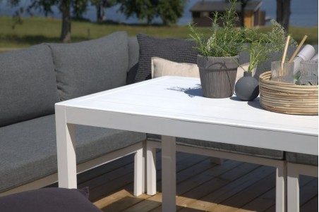Ramos hörngrupp vit/grå Venture Home