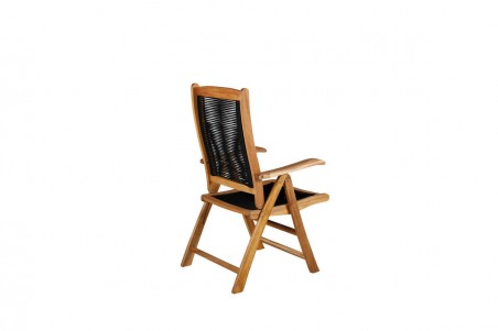 Peter positionsstol 2-pack natur/svart Venture Home