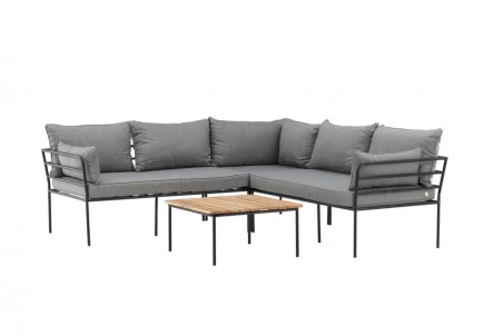 Penh hörngrupp svart/grå Venture Home