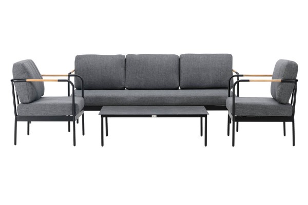 Pehnna soffgrupp svart/grå Venture Home