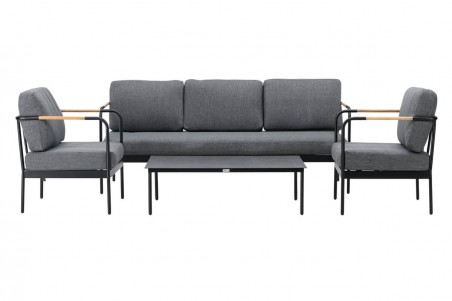 Pehnna soffgrupp svart/grå Venture Home