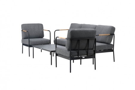 Pehnna soffgrupp svart/grå Venture Home