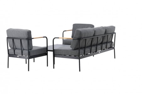 Pehnna soffgrupp svart/grå Venture Home