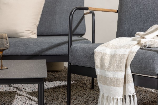 Pehnna soffgrupp svart/grå Venture Home