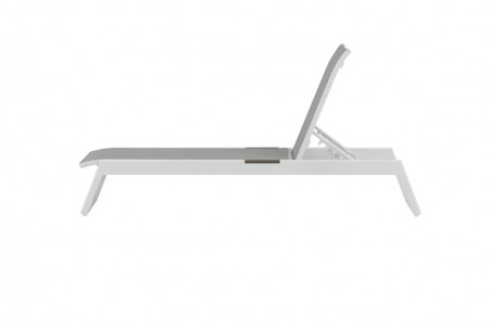 Parma solsäng 2-pack vit/grå Venture Design