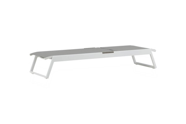 Parma solsäng 2-pack vit/grå Venture Design