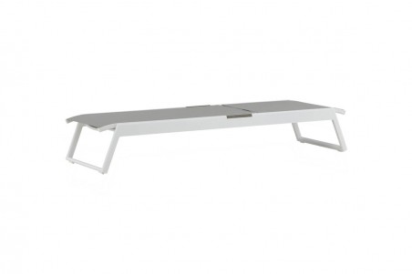 Parma solsäng 2-pack vit/grå Venture Design