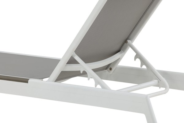 Parma solsäng vit/grå Venture Home