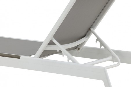 Parma solsäng vit/grå Venture Home