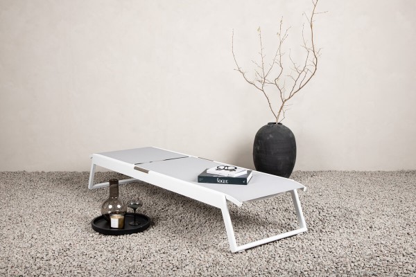 Parma solsäng 2-pack vit/grå Venture Design