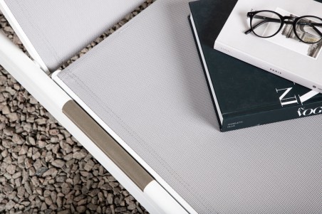 Parma solsäng 2-pack vit/grå Venture Design