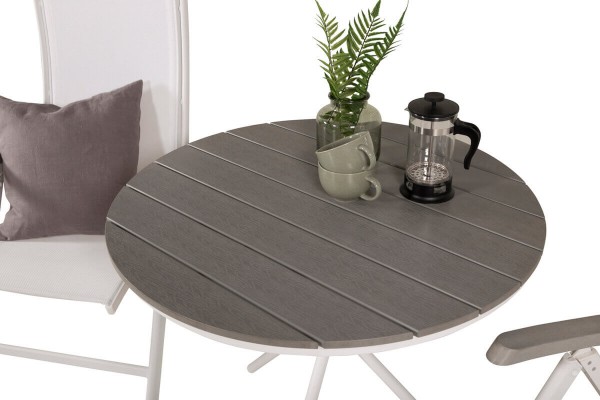 Parma & Albany cafégrupp vit/grå Venture Home