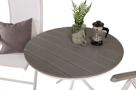 Parma & Albany cafégrupp vit/grå Venture Home