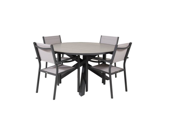 Parma & Copacabana matgrupp mörkgrå Venture Home