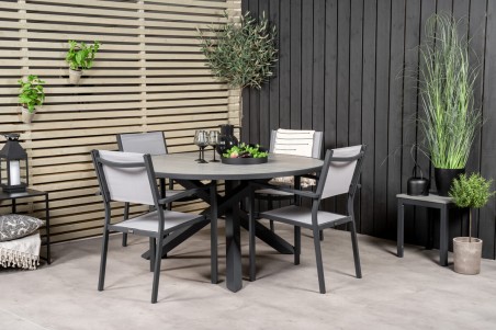Parma & Copacabana matgrupp mörkgrå Venture Home