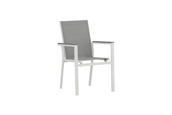 Parma matstol 2-pack vit/grå Venture Home