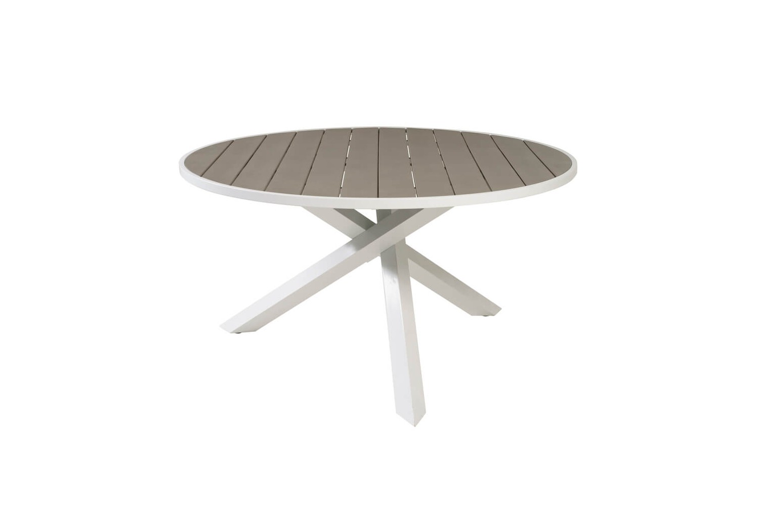 Parma matbord Ø140 cm vit/grå Venture Home Parma matbord Ø140 cm vit/grå Venture Home
