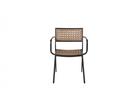 Paola matstol 4-pack svart/natur Venture Home