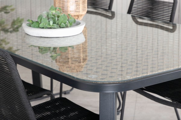 Paola matbord 200x100x74 cm svart Venture Home