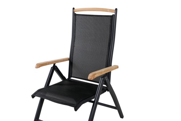 Panama pos.stol 2-pack svart Venture Home