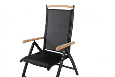 Panama pos.stol 2-pack svart Venture Home