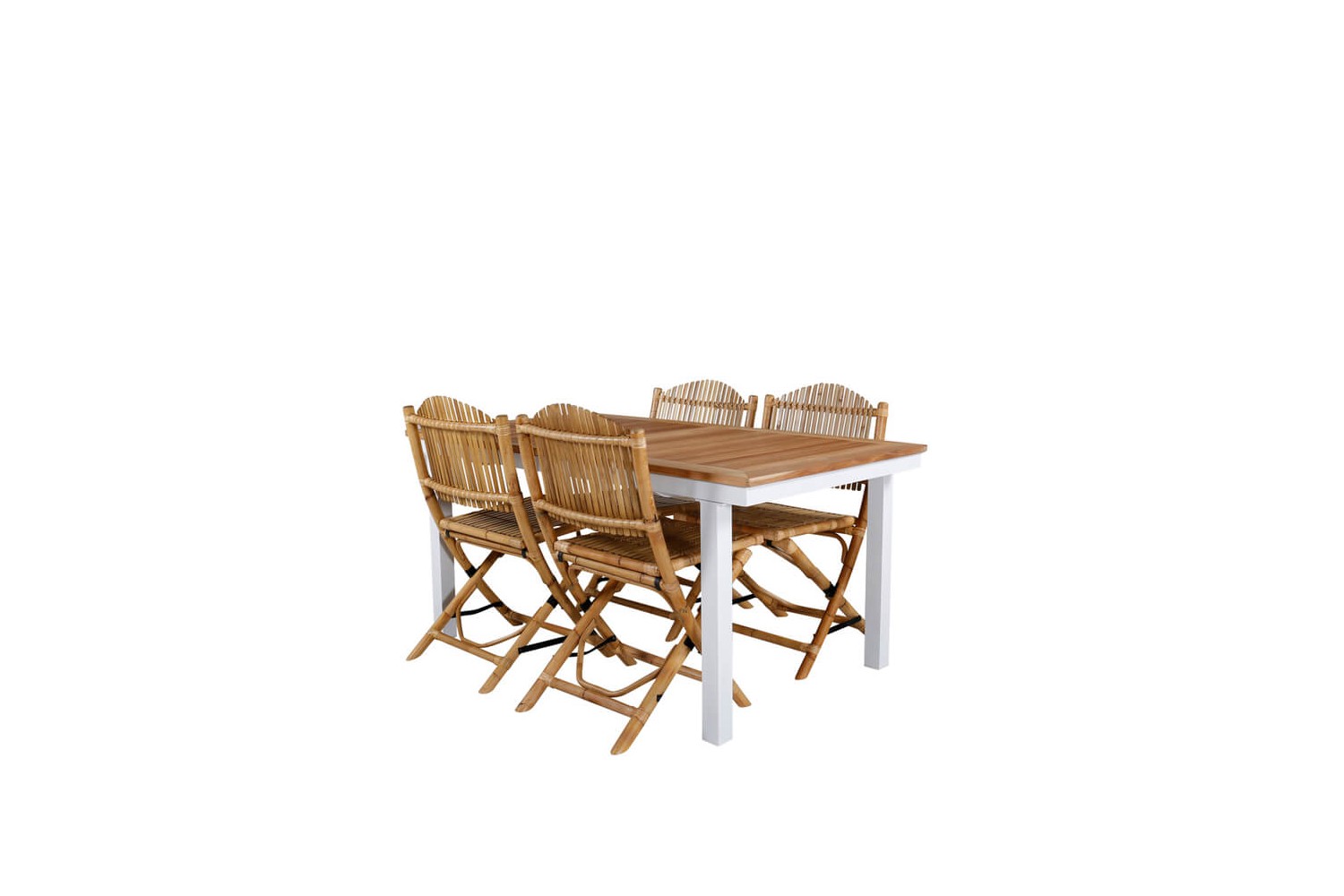 Panama & Cane matgrupp natur/vit Venture Home Panama & Cane matgrupp natur/vit Venture Home