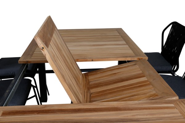 Panama & Julian matgrupp svart/natur Venture Home