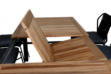 Panama & Julian matgrupp svart/natur Venture Home
