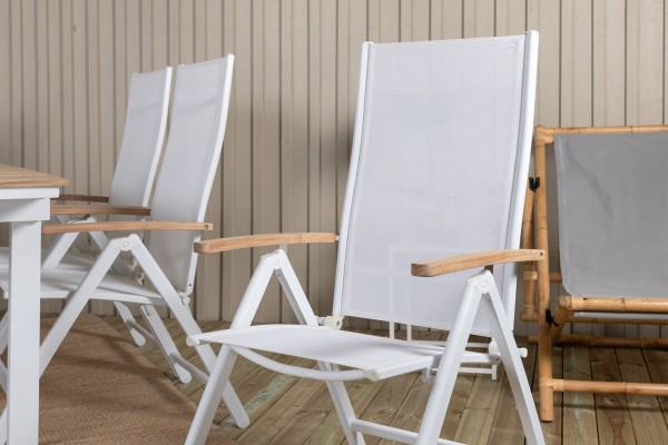Panama positionsstol 2-pack vit Venture Home