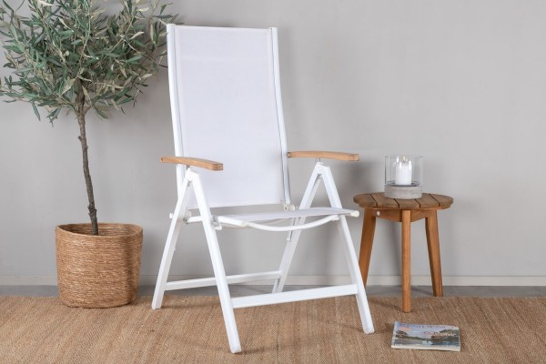Panama positionsstol 2-pack vit Venture Home