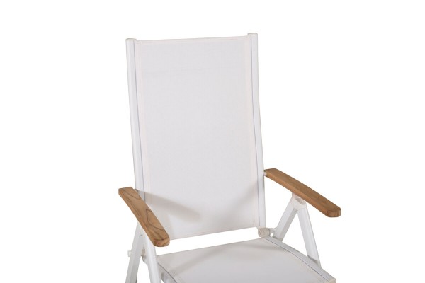 Panama positionsstol 2-pack vit Venture Home