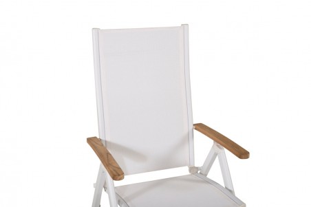 Panama positionsstol 2-pack vit Venture Home