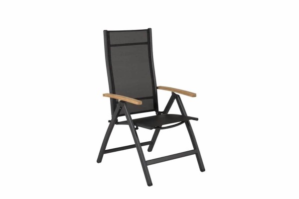Panama positionsstol 2-pack svart Venture Home