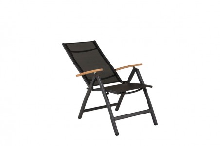 Panama positionsstol 2-pack svart Venture Home