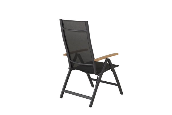Panama positionsstol 2-pack svart Venture Home