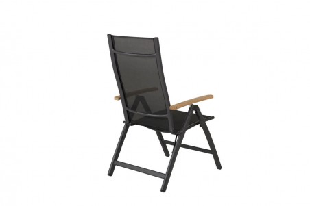 Panama positionsstol 2-pack svart Venture Home