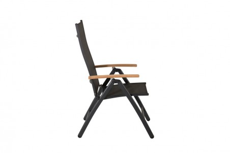 Panama positionsstol 2-pack svart Venture Home