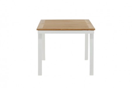 Panama matbord 160/240x90x75 cm vit/natur Venture Home