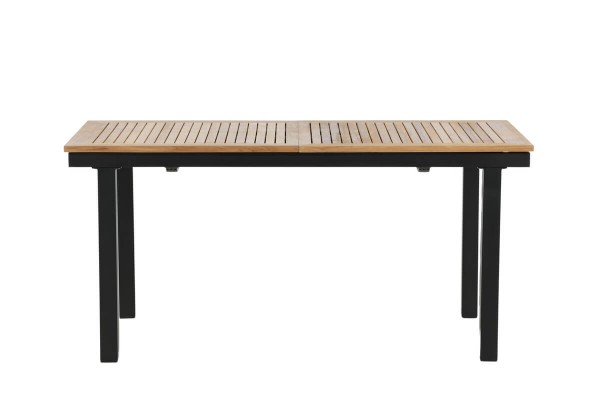 Panama matbord 160/240x90x75 cm svart/natur Venture Home