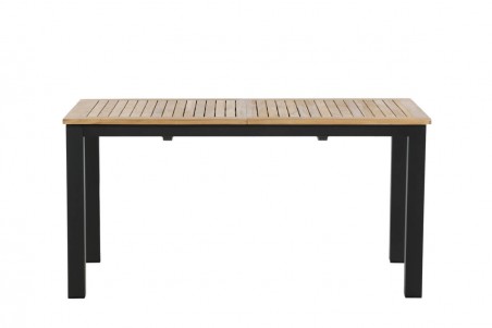 Panama matbord 152/210x90x75 cm svart/natur Venture Home