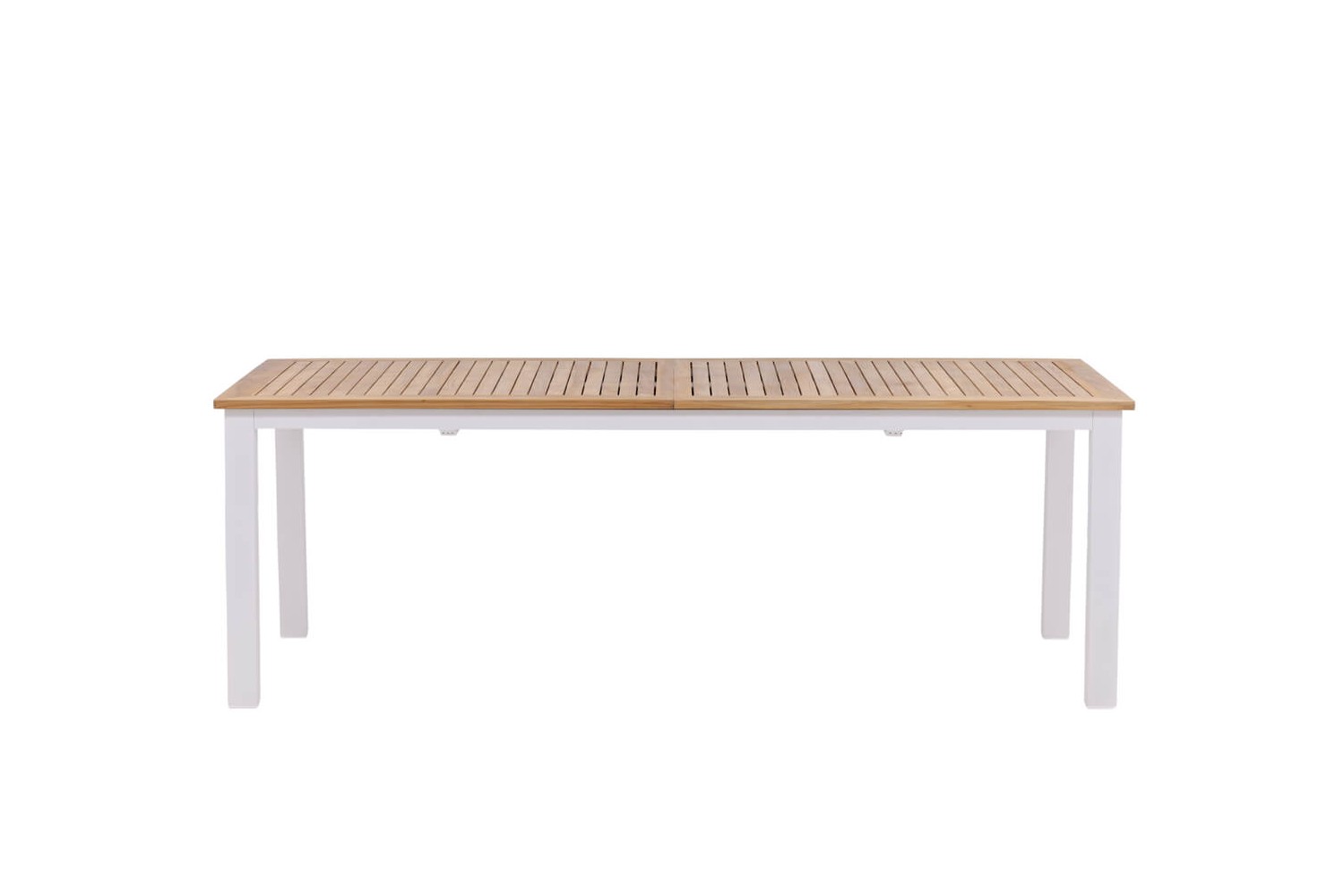 Panama matbord 224/324x100x75 cm vit/natur Venture Home Panama matbord 224/324x100x75 cm vit/natur Venture Home