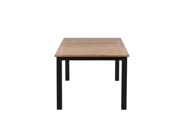 Panama matbord 224/320x100x75 cm svart/natur Venture Home