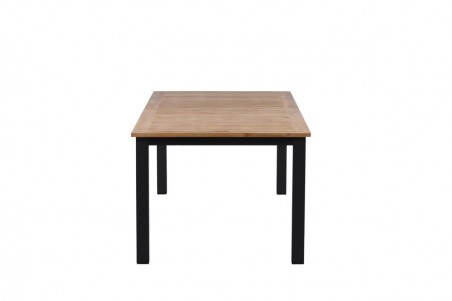 Panama matbord 224/320x100x75 cm svart/natur Venture Home