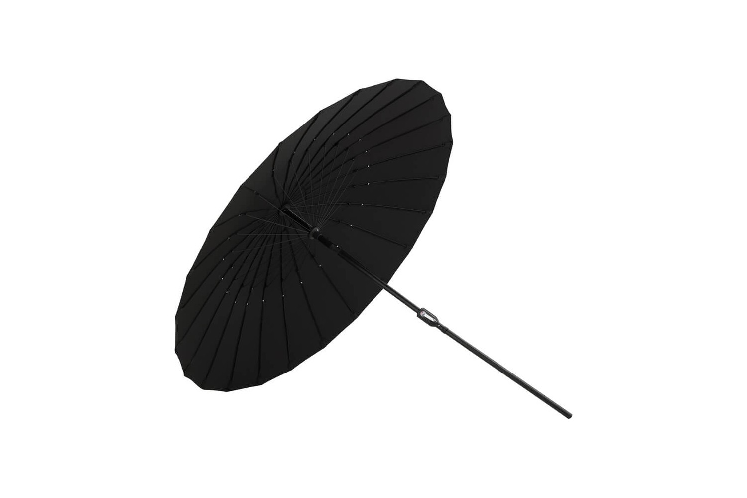 Palmetto parasoll Ø270 cm svart Venture Home Palmetto parasoll Ø270 cm svart Venture Home