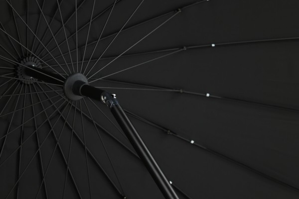 Palmetto parasoll Ø270 cm svart Venture Home