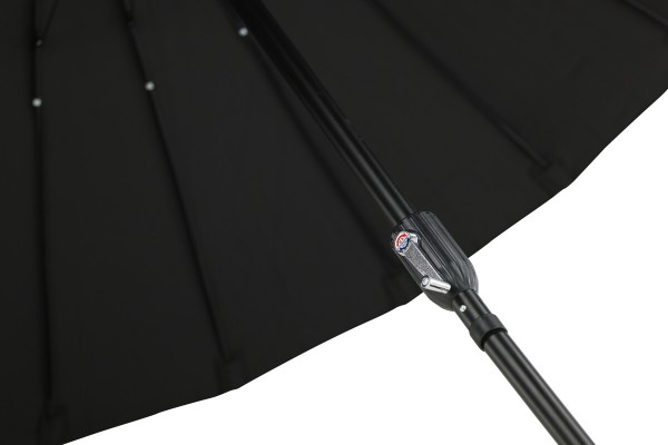 Palmetto parasoll Ø270 cm svart Venture Home