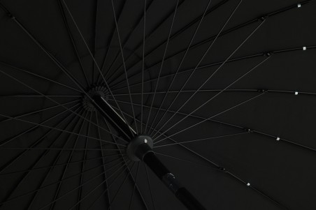 Palmetto parasoll Ø270 cm svart Venture Home