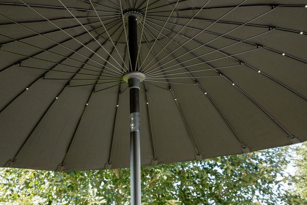 Palmetto parasoll Ø270 cm svart Venture Home